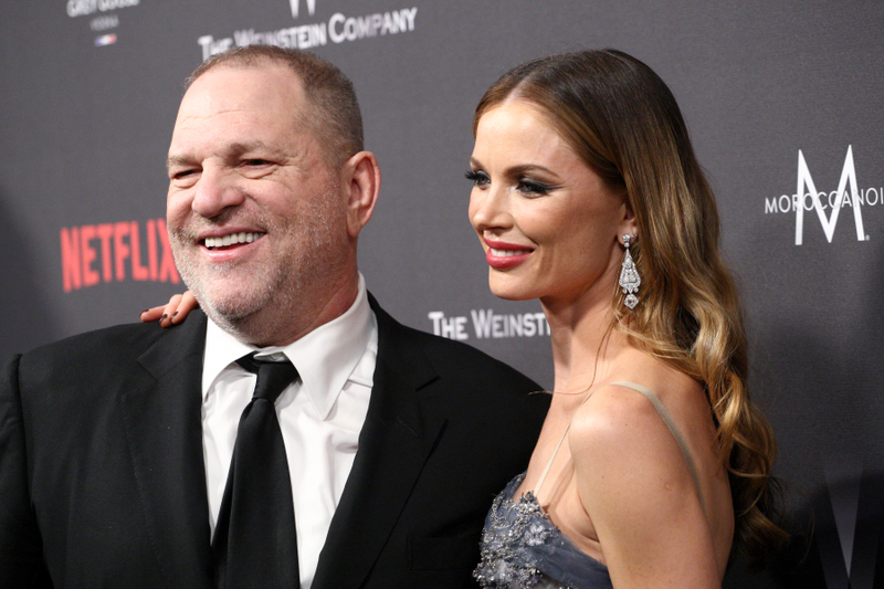 Producer Harvey Weinstein and designer Georgina Chapman (Earl Gibson III/Getty Images)